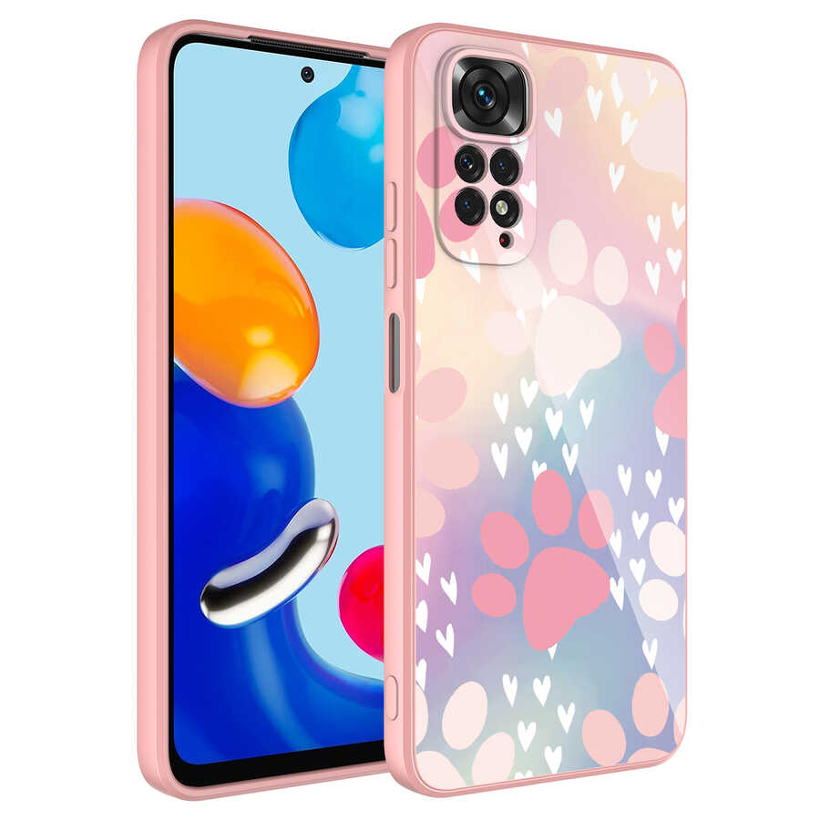 Xiaomi Redmi Note 11S Global Kılıf Kamera Korumalı Desenli Sert Silikon NXXA Epoksi Kapak-NO4