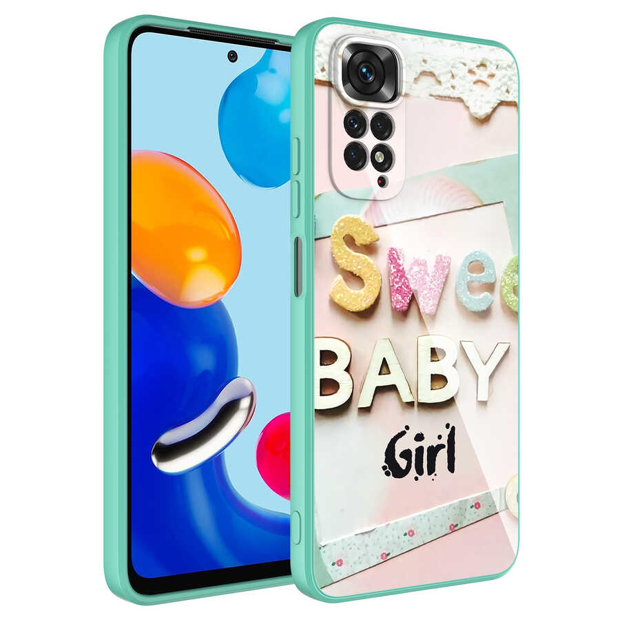 Xiaomi Redmi Note 11S Global Kılıf Kamera Korumalı Desenli Sert Silikon NXXA Epoksi Kapak-NO5