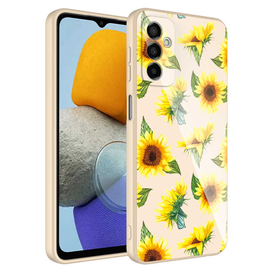 Galaxy M23 Kılıf Kamera Korumalı Desenli Sert Silikon NXXA Epoksi Kapak-NO2