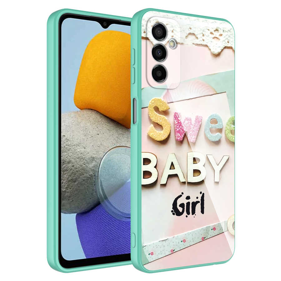 Galaxy M23 Kılıf Kamera Korumalı Desenli Sert Silikon NXXA Epoksi Kapak-NO5