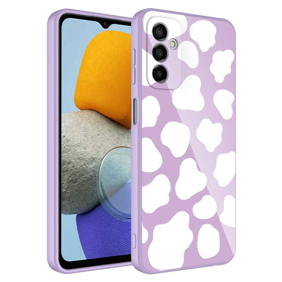 Galaxy M23 Kılıf Kamera Korumalı Desenli Sert Silikon NXXA Epoksi Kapak-NO6