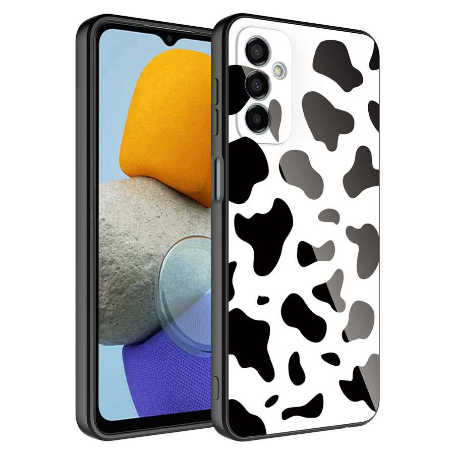 Galaxy M23 Kılıf Kamera Korumalı Desenli Sert Silikon NXXA Epoksi Kapak-NO7
