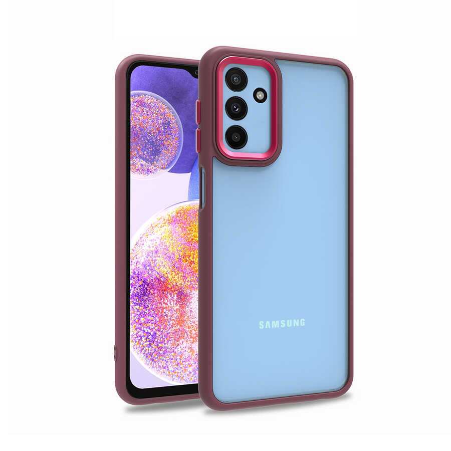 Galaxy M23 Kılıf NXXA Flora Kapak-Kırmızı