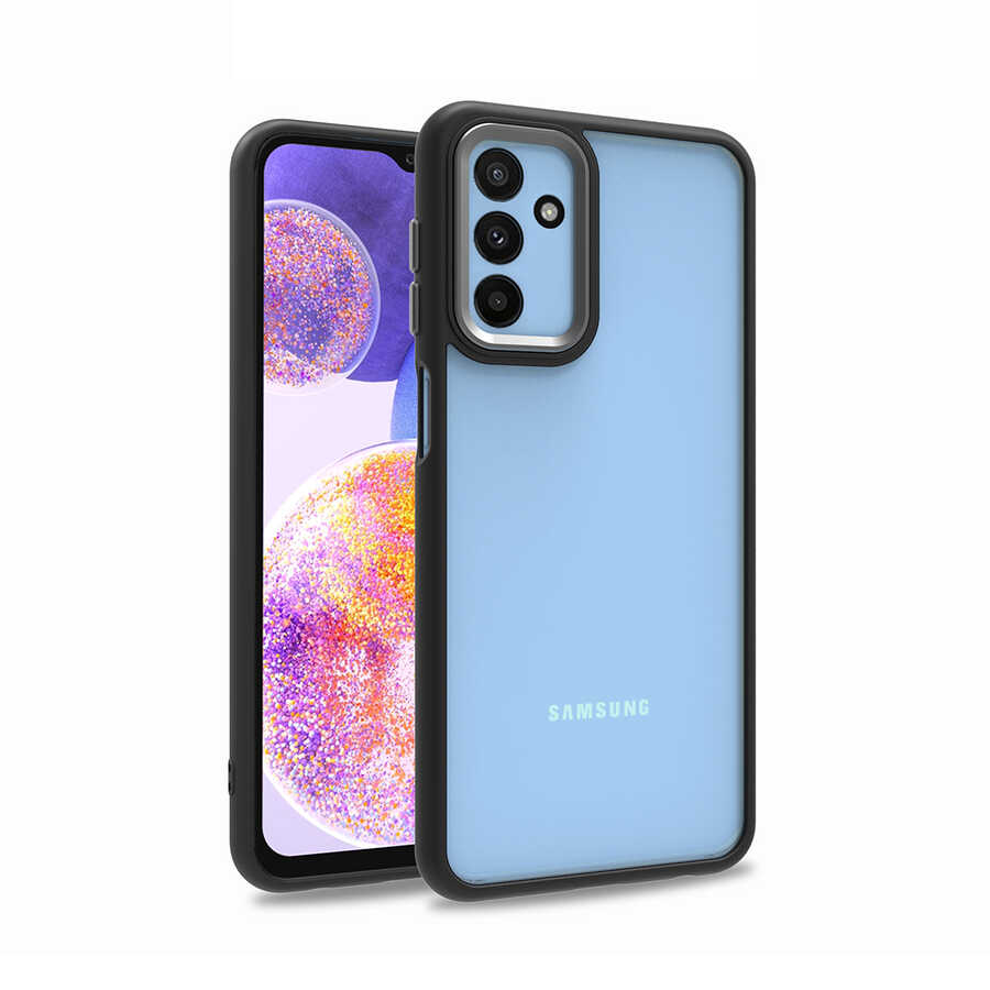 Galaxy M23 Kılıf NXXA Flora Kapak-Siyah