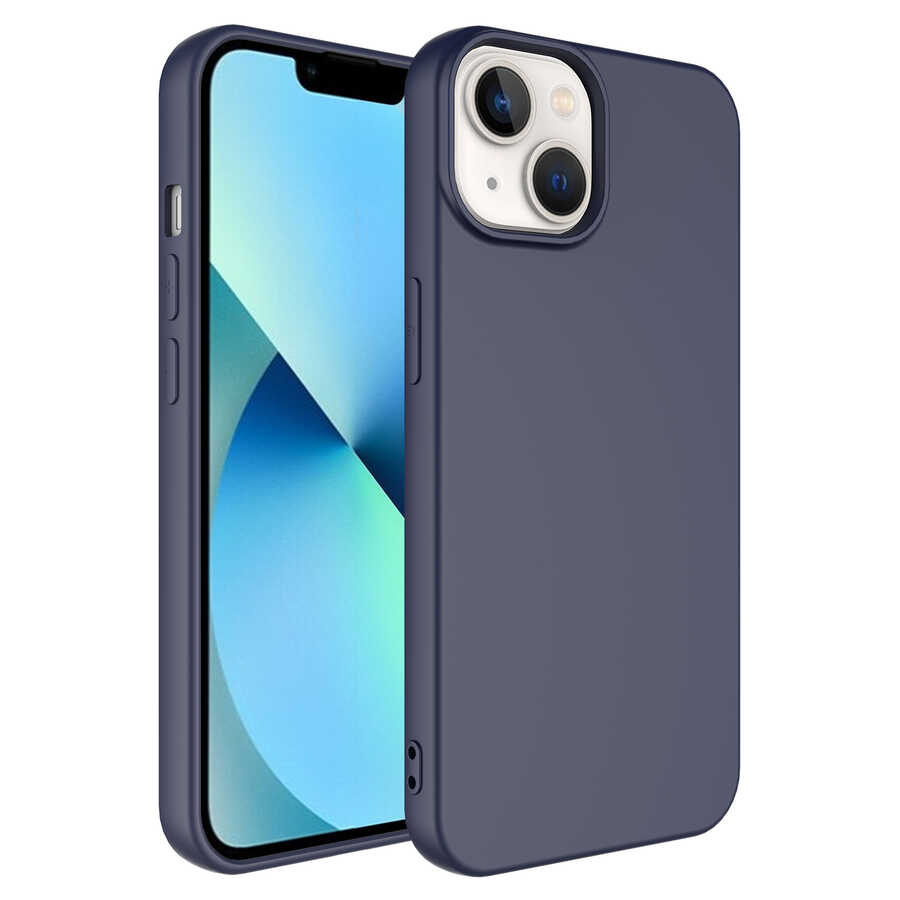 iPhone 14 Kılıf NXXA Mara LaAAKan Kapak-Lacivert