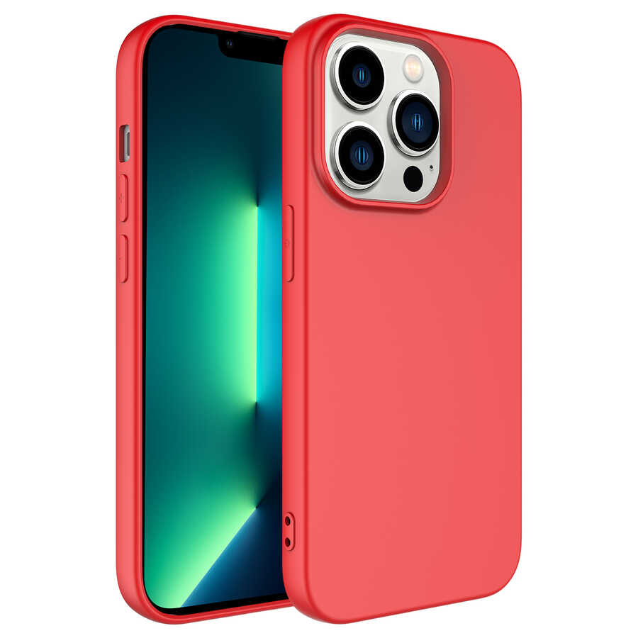 iPhone 14 Pro Kılıf NXXA Mara LaAAKan Kapak-Kırmızı