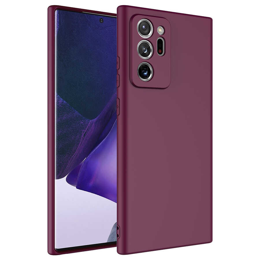 Galaxy Note 20 Ultra Kılıf NXXA Mara LaAAKan Kapak-Koyu Mor