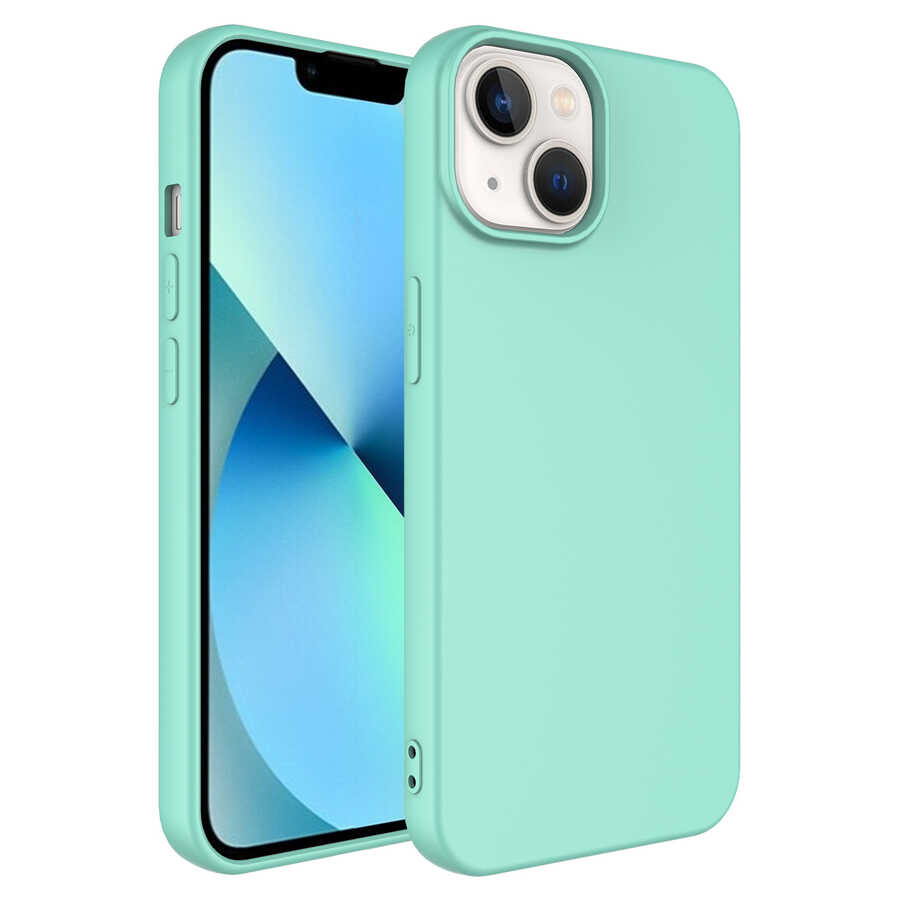 iPhone 14 Plus Uyumlu NXXA Mara LaAAKan Kapak-Açık Yeşil