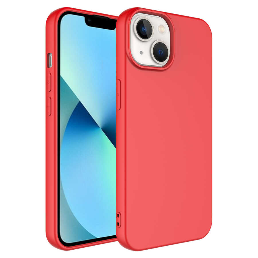 iPhone 14 Plus Kılıf NXXA Mara LaAAKan Kapak-Kırmızı