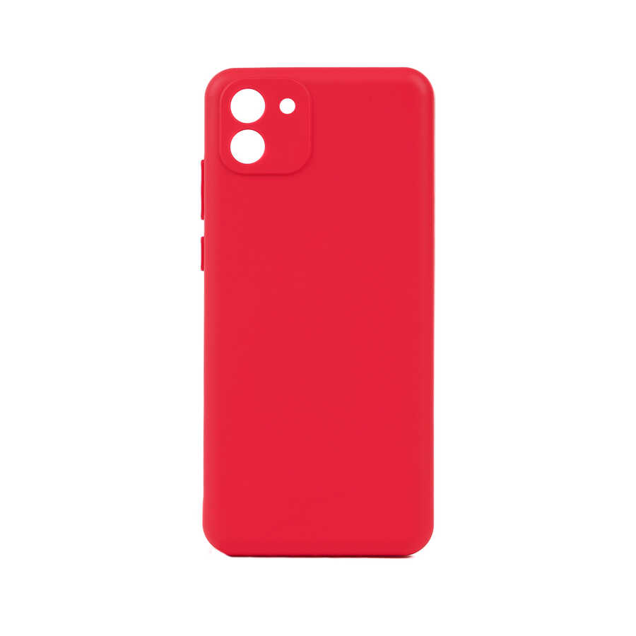 Galaxy A03 Kılıf NXXA Biye Silikon-Kırmızı