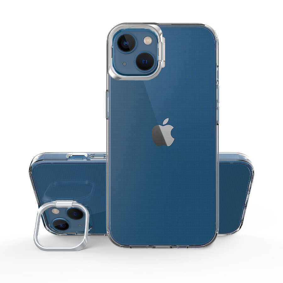 iPhone 14 Kılıf NXXA Skuba Kapak-Gümüş