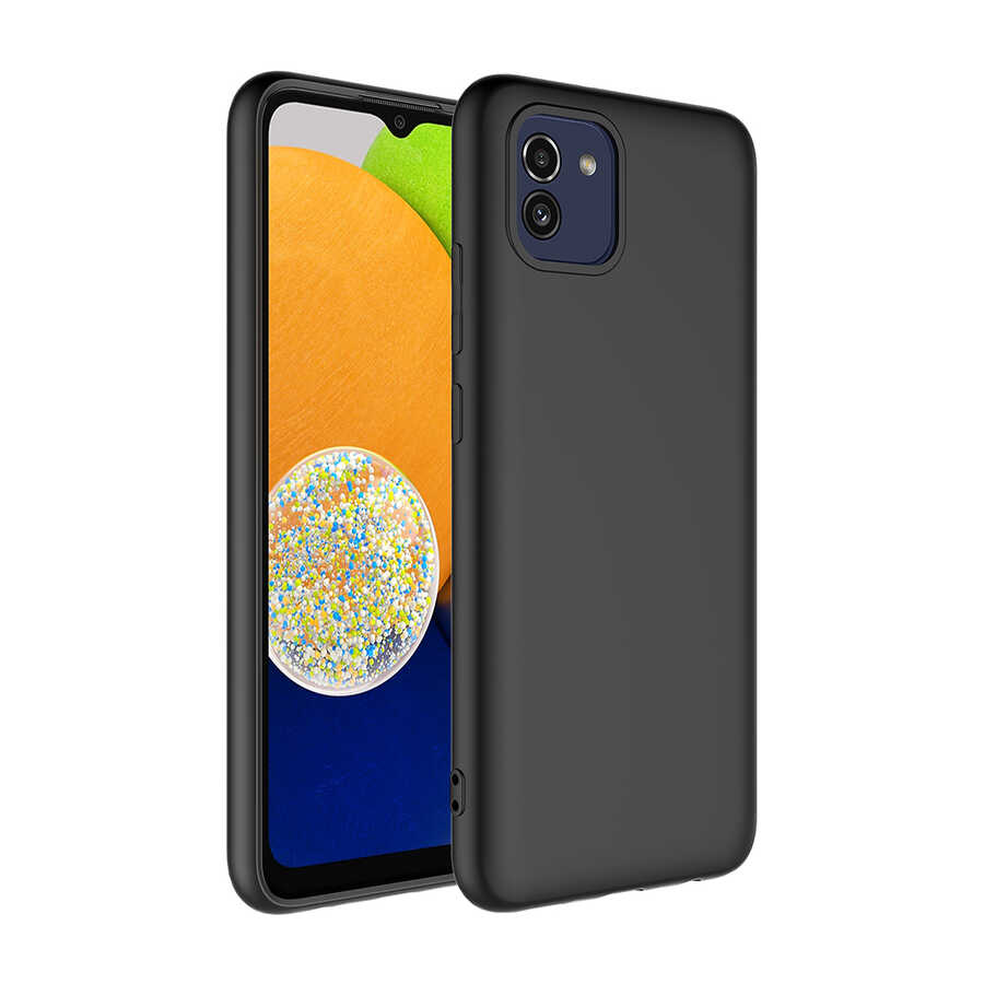 Galaxy A03 Kılıf NXXA Mara LaAAKan Kapak-Siyah