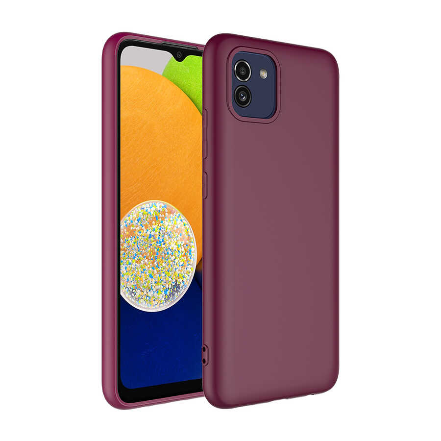 Galaxy A03 Kılıf NXXA Mara LaAAKan Kapak-Koyu Mor