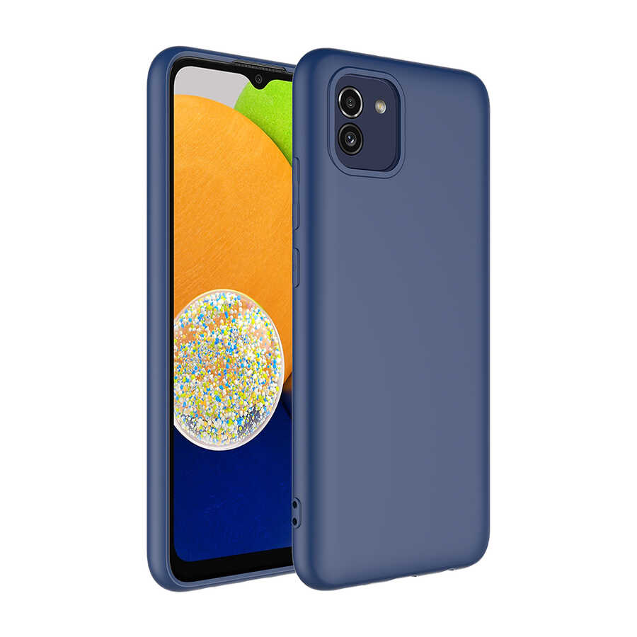 Galaxy A03 Kılıf NXXA Mara LaAAKan Kapak-Lacivert