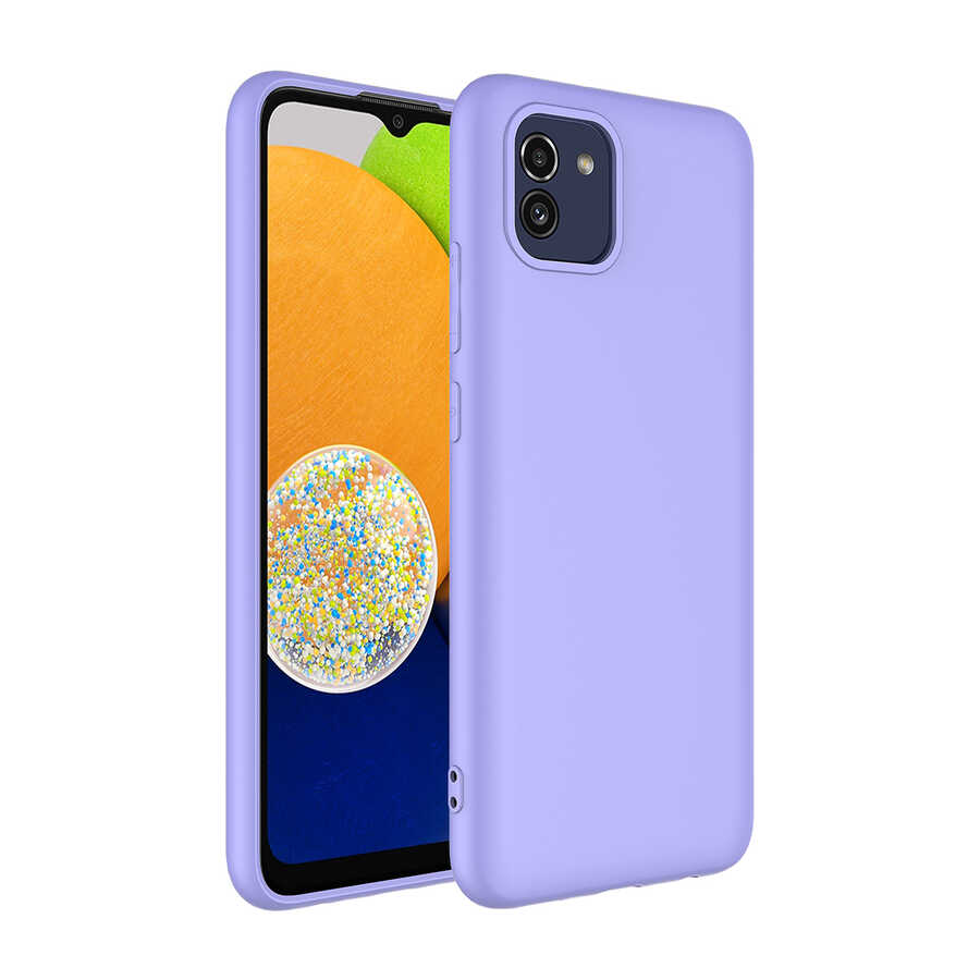 Galaxy A03 Kılıf NXXA Mara LaAAKan Kapak-Lila