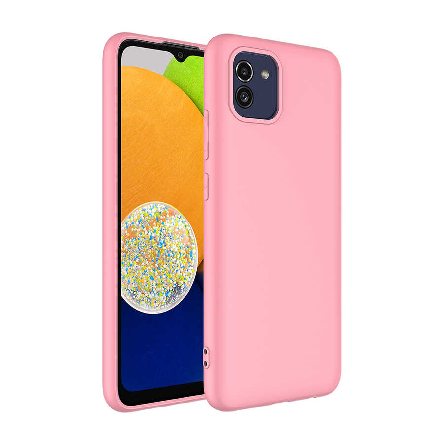 Galaxy A03 Kılıf NXXA Mara LaAAKan Kapak-Pembe Açık