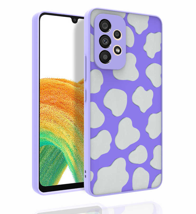Galaxy A53 5G Kılıf Desenli Kamera Korumalı Parlak NXXA Nora Kapak-NO6