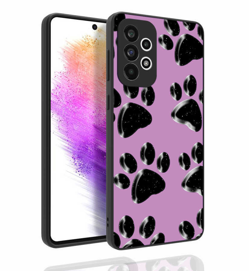 Galaxy A73 Kılıf Desenli Kamera Korumalı Parlak NXXA Nora Kapak-NO3