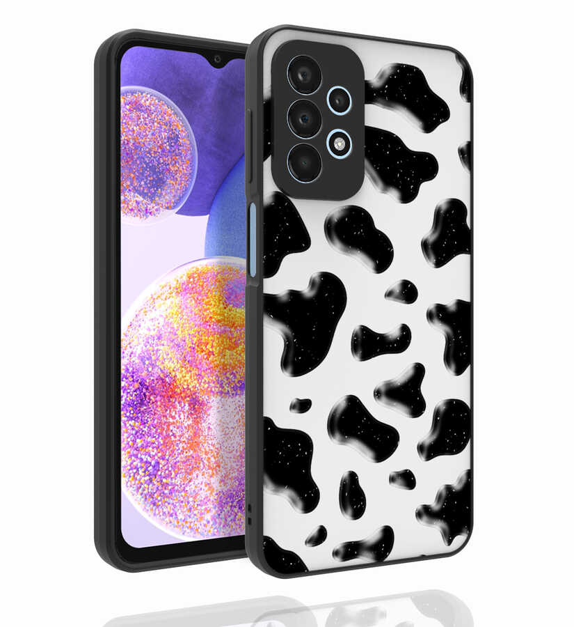 Galaxy A23 Kılıf Desenli Kamera Korumalı Parlak NXXA Nora Kapak-NO2