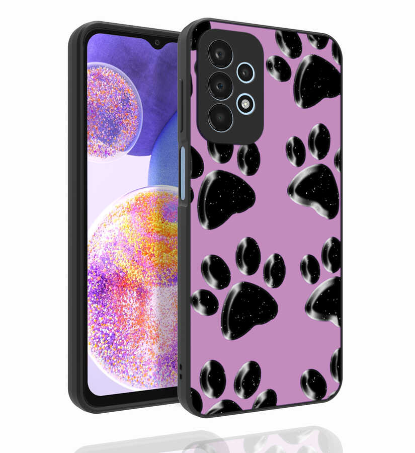 Galaxy A23 Kılıf Desenli Kamera Korumalı Parlak NXXA Nora Kapak-NO3
