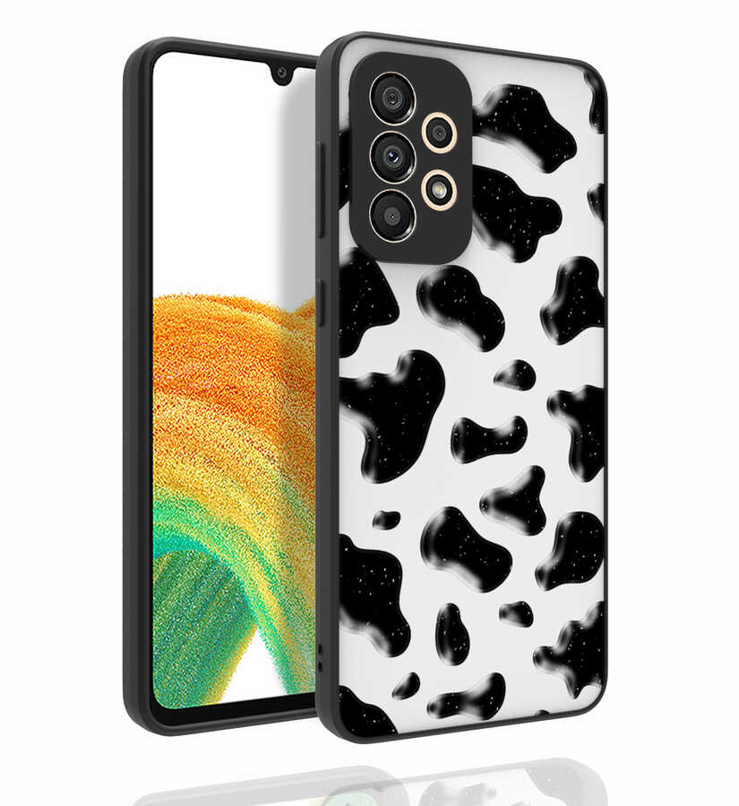 Galaxy A33 5G Kılıf Desenli Kamera Korumalı Parlak NXXA Nora Kapak-NO2