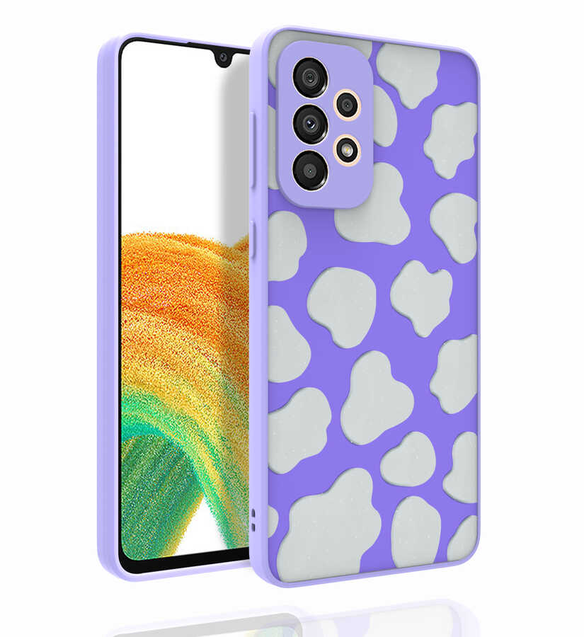 Galaxy A33 5G Kılıf Desenli Kamera Korumalı Parlak NXXA Nora Kapak-NO6