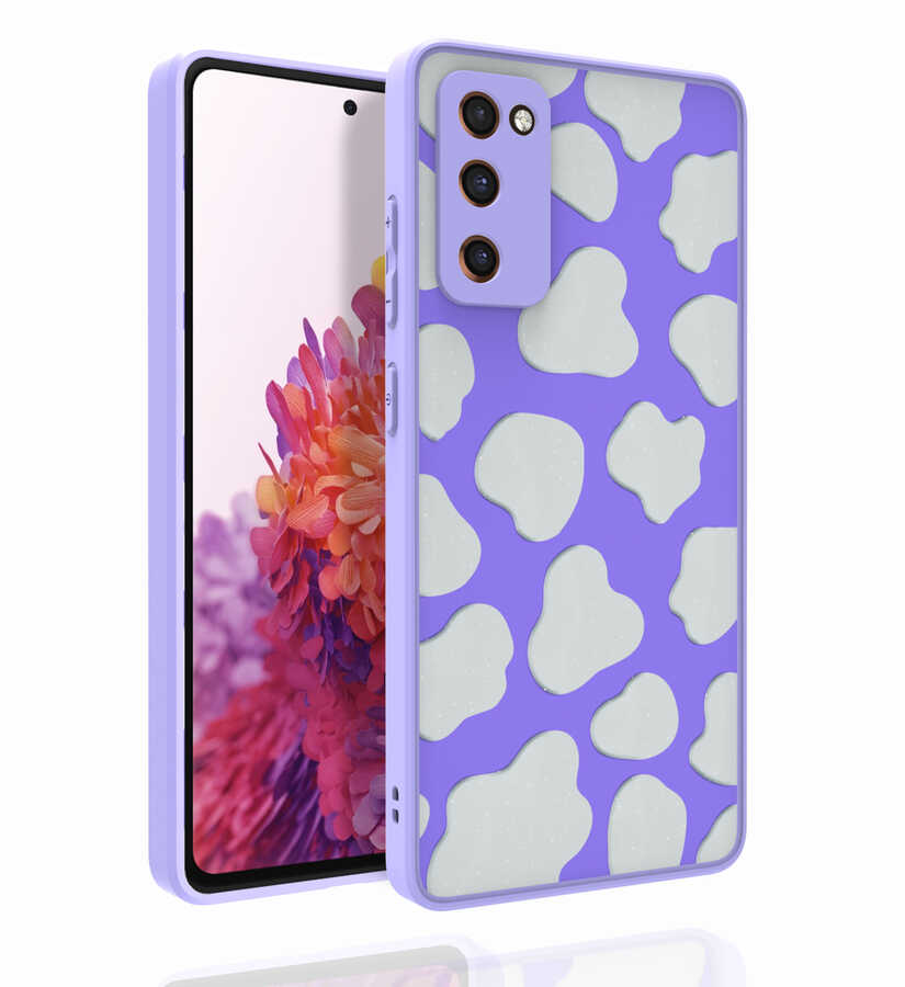 Galaxy S20 FE Kılıf Desenli Kamera Korumalı Parlak NXXA Nora Kapak-NO6