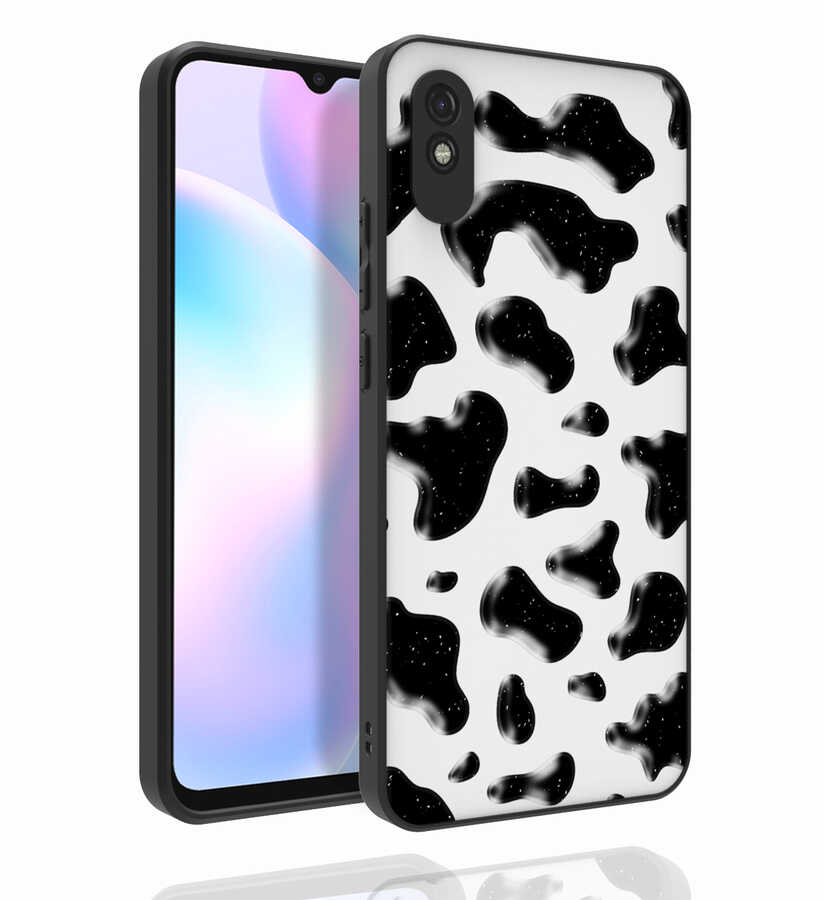 Xiaomi Redmi 9A Kılıf Desenli Kamera Korumalı Parlak NXXA Nora Kapak-NO2