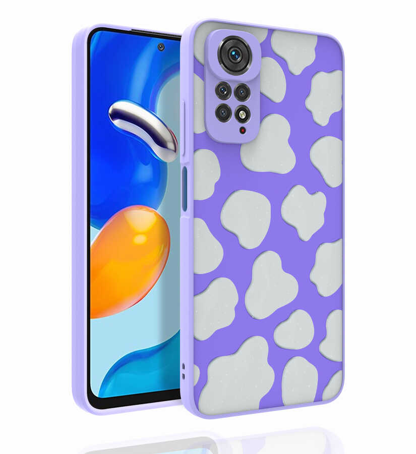 Xiaomi Redmi Note 11S Global Kılıf Desenli Kamera Korumalı Parlak NXXA Nora Kapak-NO6