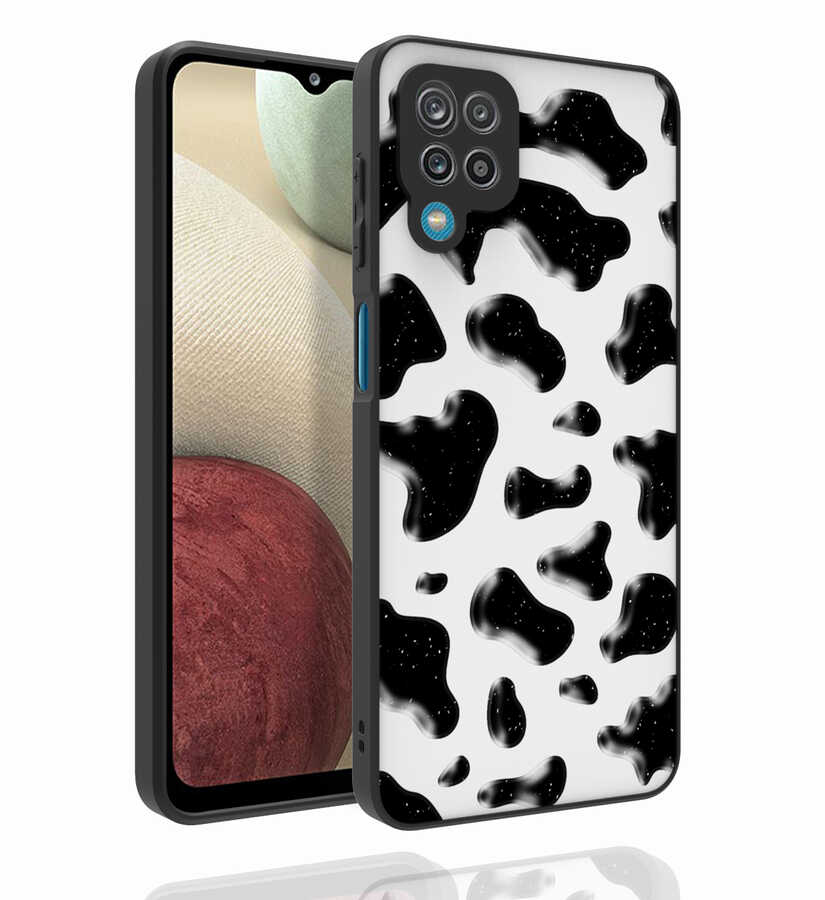 Galaxy M33 Kılıf Desenli Kamera Korumalı Parlak NXXA Nora Kapak-NO2