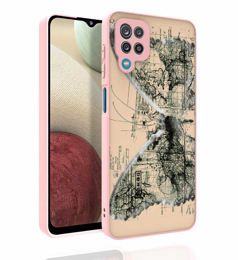 Galaxy M33 Kılıf Desenli Kamera Korumalı Parlak NXXA Nora Kapak-NO4