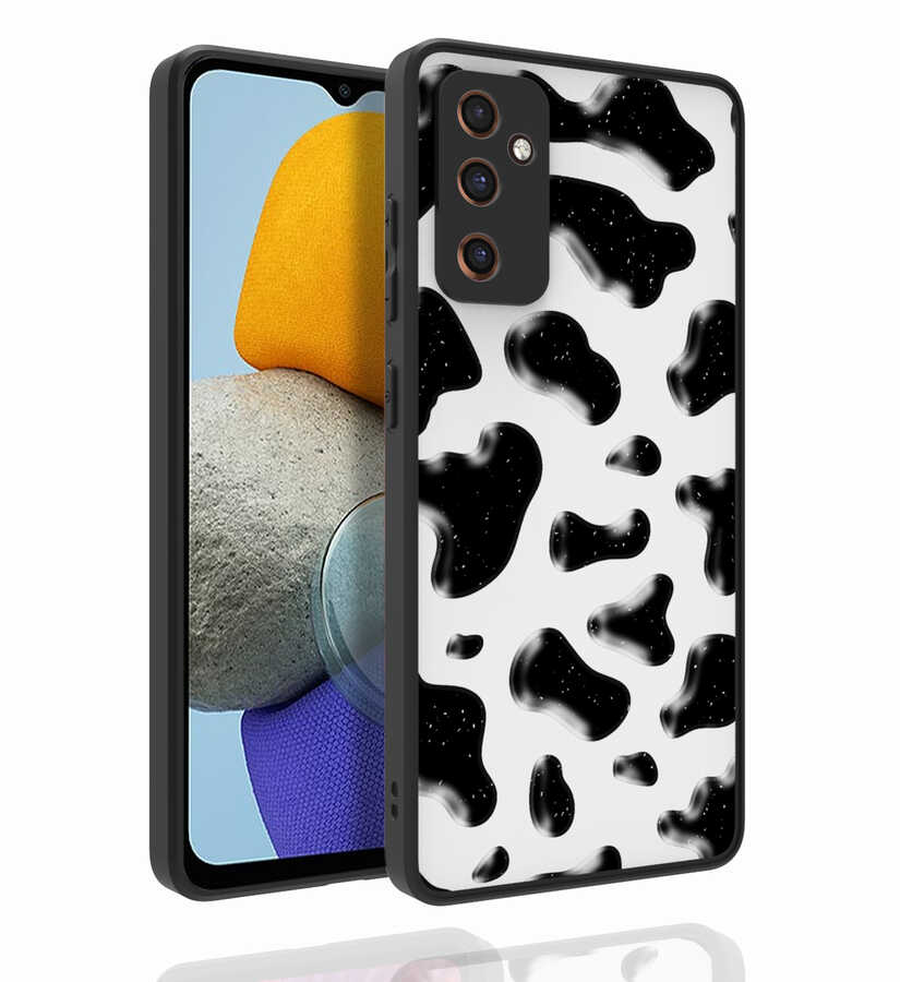 Galaxy M23 Kılıf Desenli Kamera Korumalı Parlak NXXA Nora Kapak-NO2