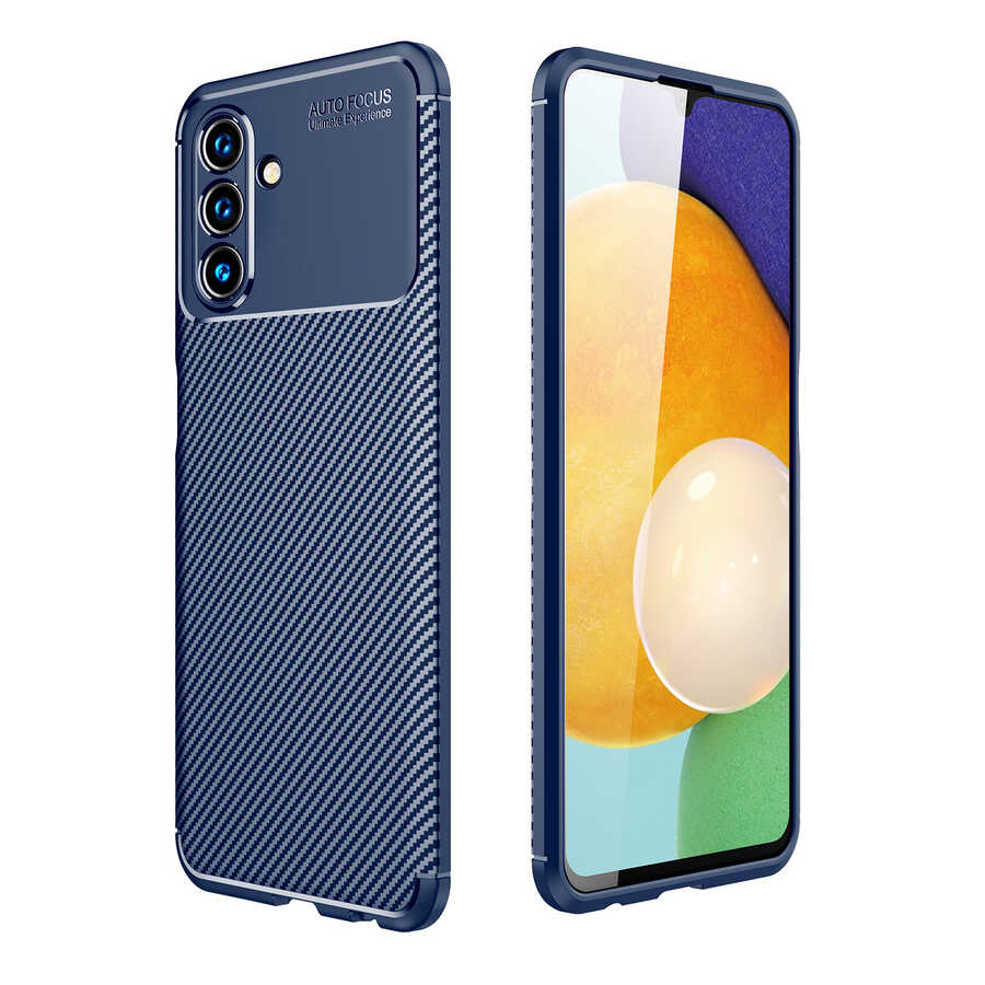 Galaxy A04S Kılıf NXXA Negro Silikon Kapak-Lacivert