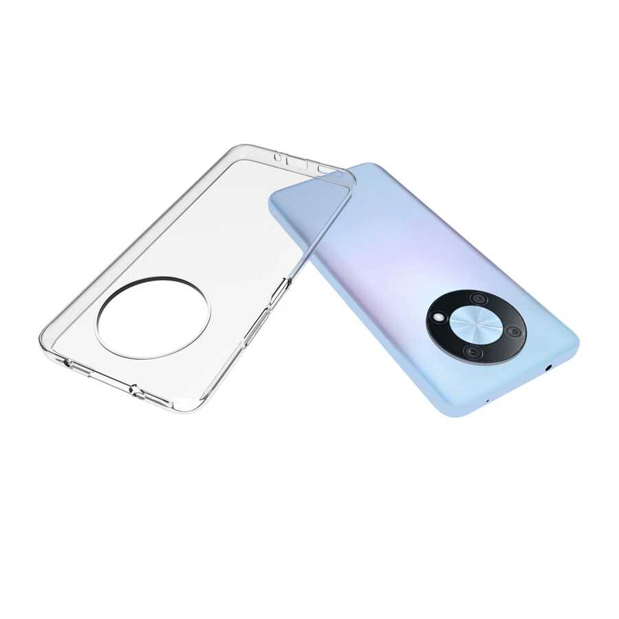 Huawei Nova Y90 Kılıf NXXA Süper Silikon Kapak-Renksiz