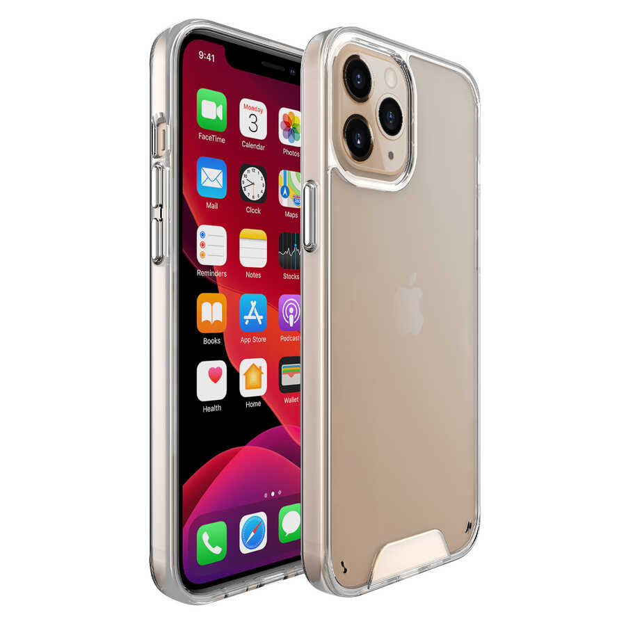 Apple iPhone 14 Pro Kılıf NXXA Gard Silikon-Renksiz