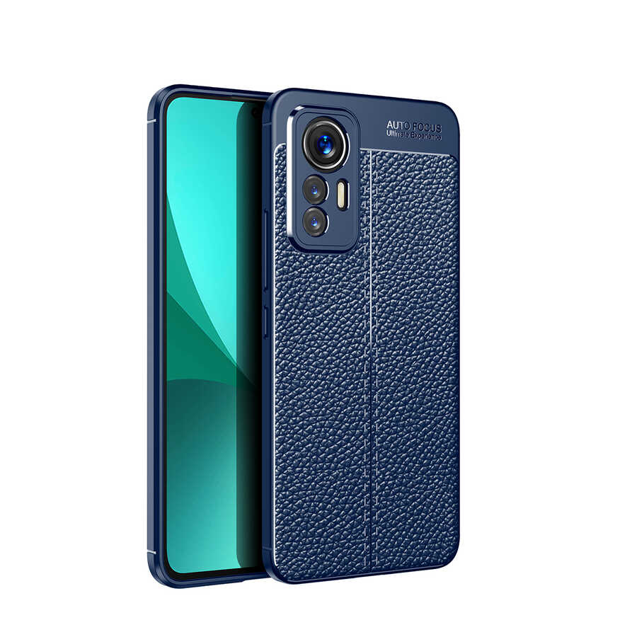 Xiaomi Xiaomi 12 Lite Kılıf NXXA Niss Silikon Kapak-Lacivert