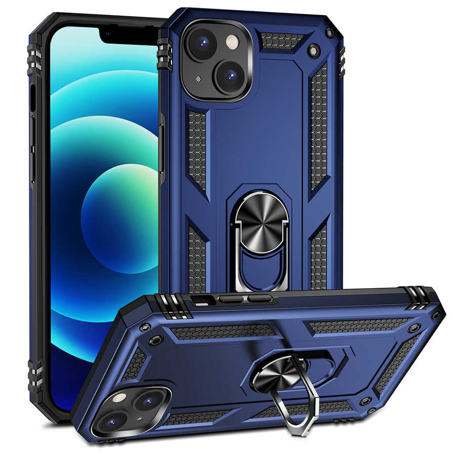 iPhone 14 Uyumlu NXXA Vega Kapak-Mavi