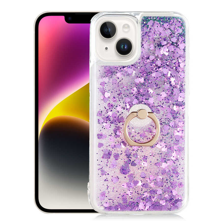 iPhone 14 Plus Uyumlu NXXA Milce Kapak-Mor