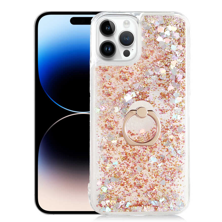 Apple iPhone 14 Pro Kılıf NXXA Milce Kapak-Gold