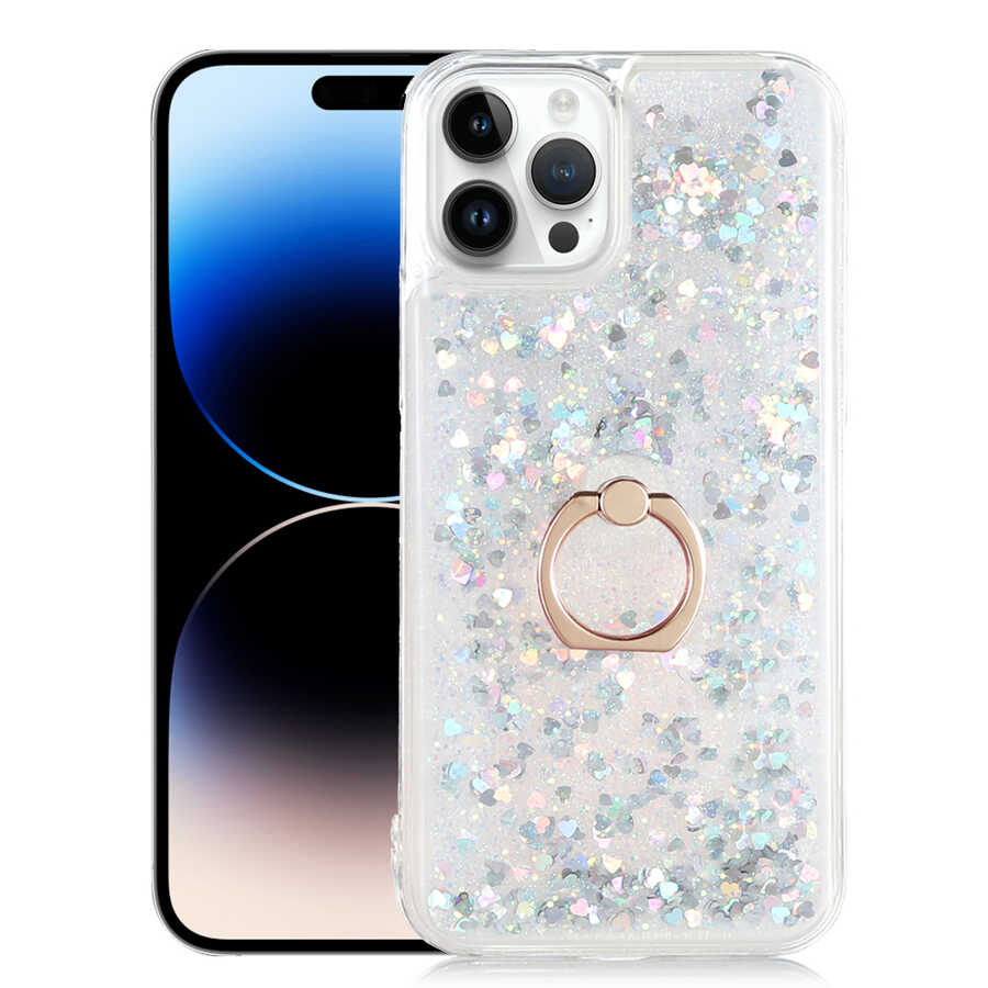 iPhone 14 Pro Max Uyumlu NXXA Milce Kapak-Gümüş