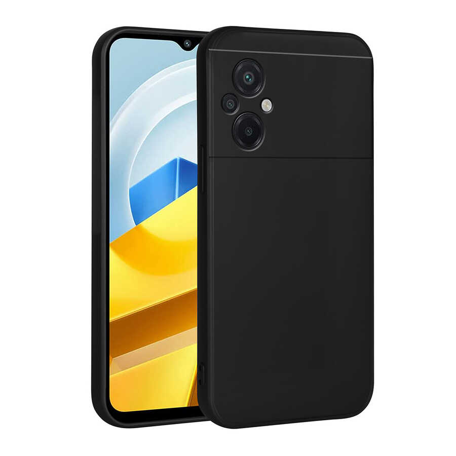 Xiaomi Poco M5 Kılıf NXXA Premier Silikon Kapak-Siyah