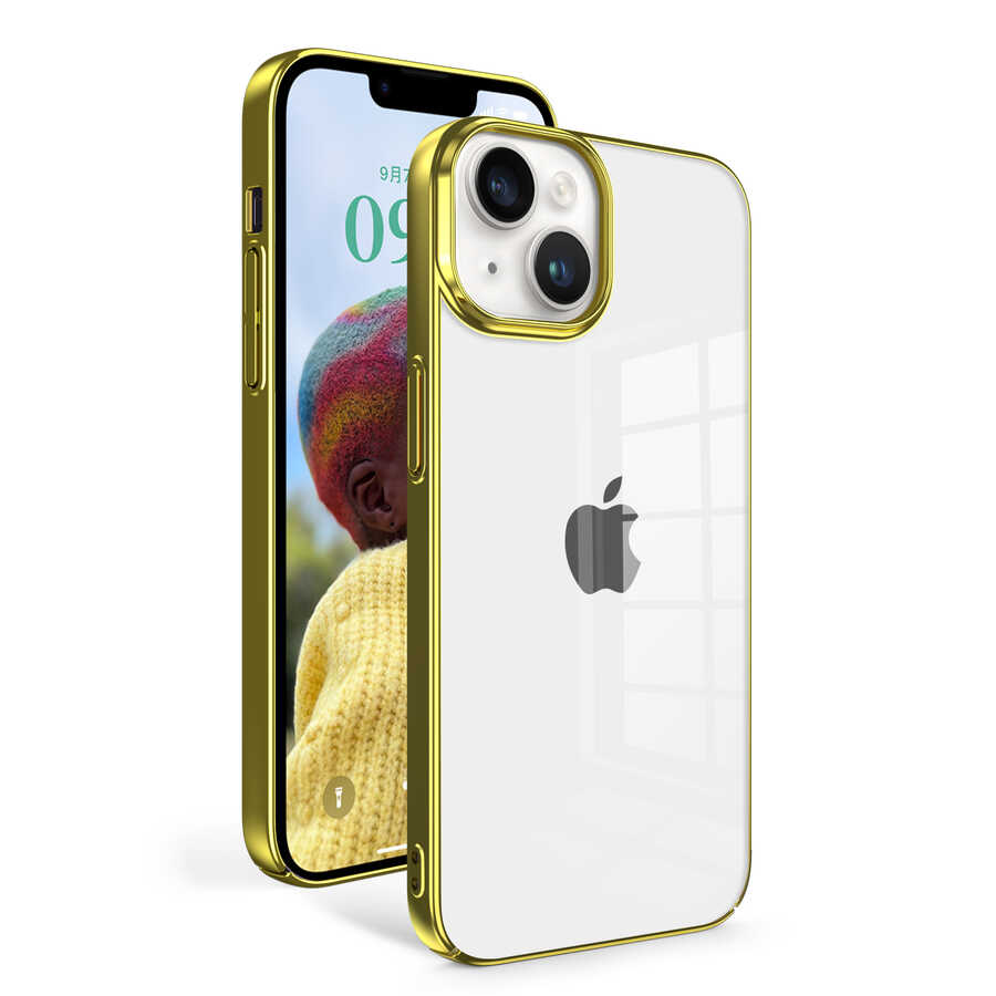 iPhone 14 Uyumlu NXXA Sun Kapak-Gold
