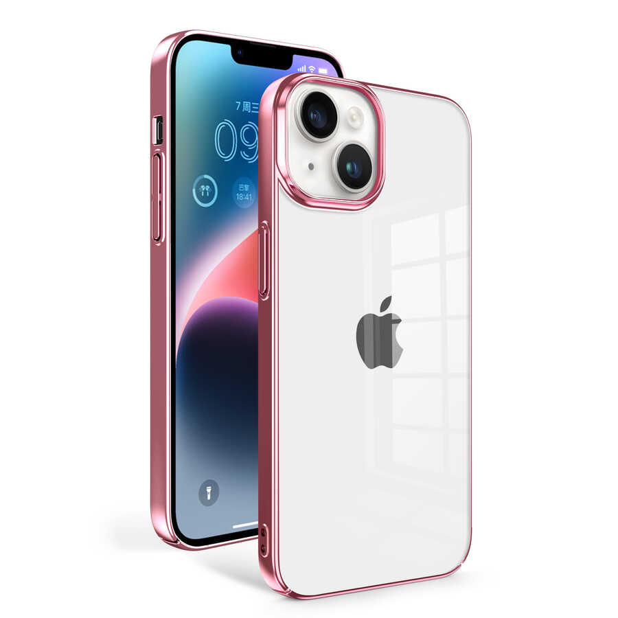 Apple iPhone 14 Plus Kılıf NXXA Sun Kapak-Rose Gold