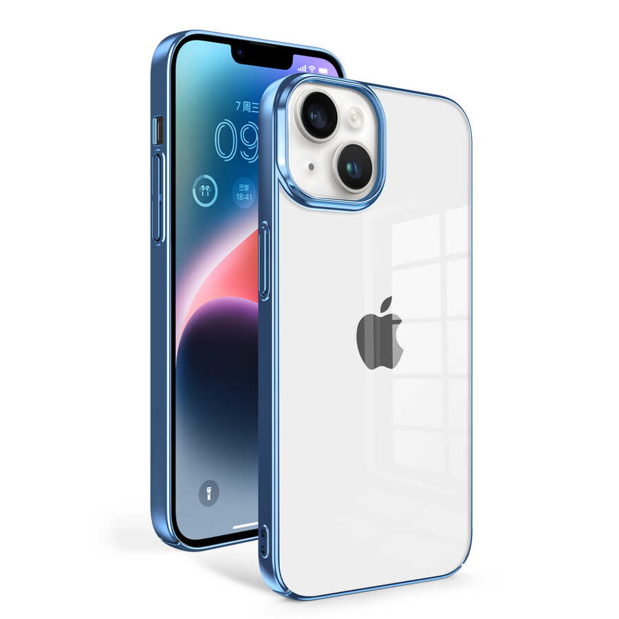 iPhone 14 Plus Uyumlu NXXA Sun Kapak-Mavi Açık