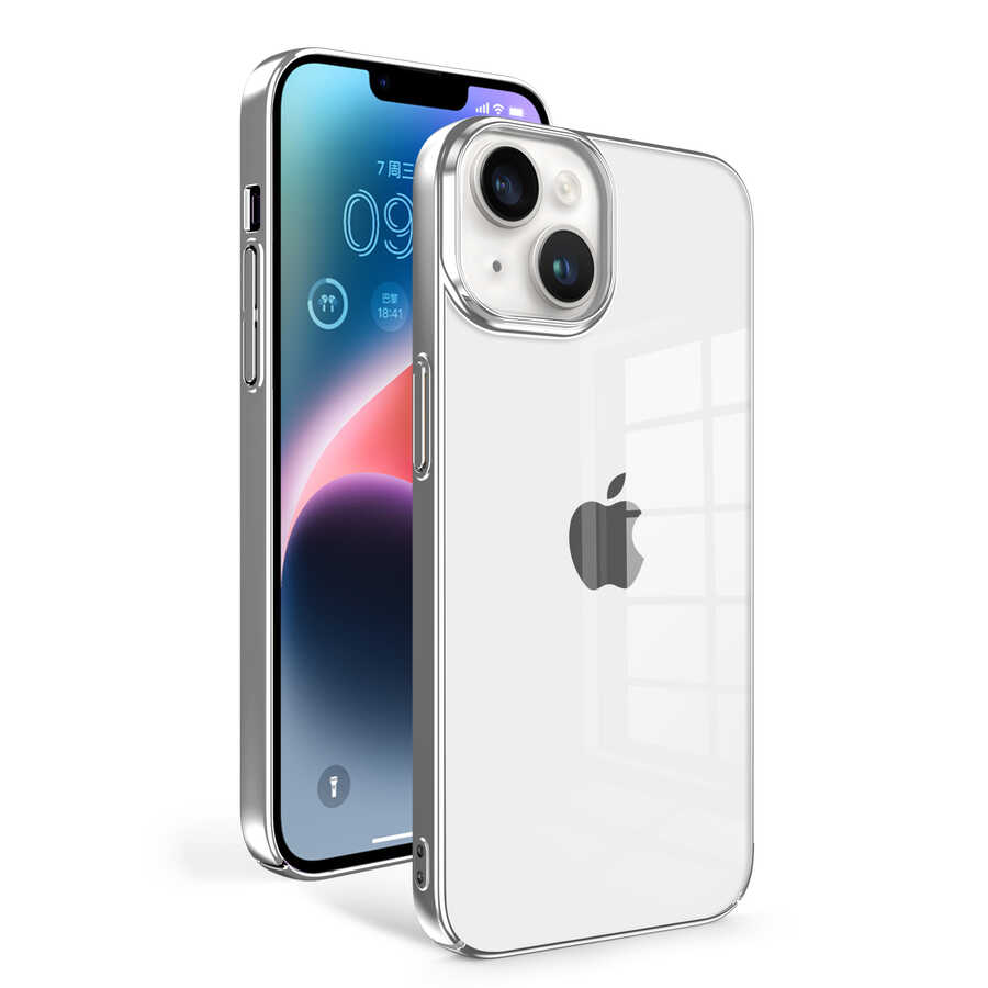 iPhone 14 Plus Uyumlu NXXA Sun Kapak-Gümüş