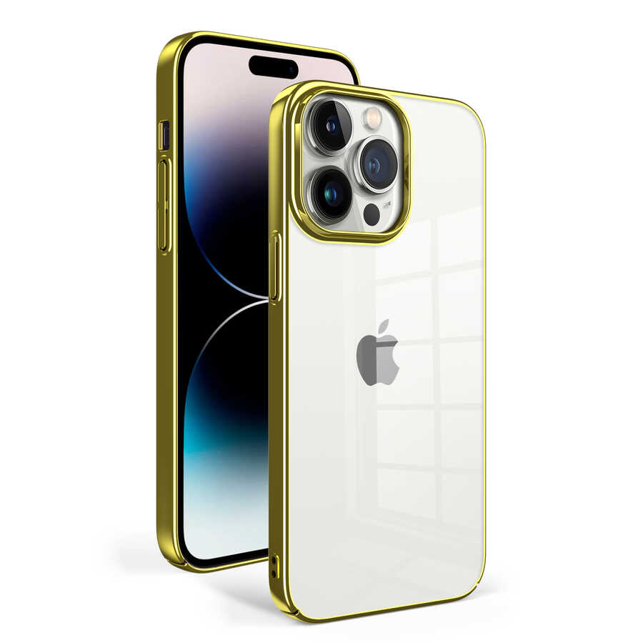 iPhone 14 Pro Uyumlu NXXA Sun Kapak-Gold