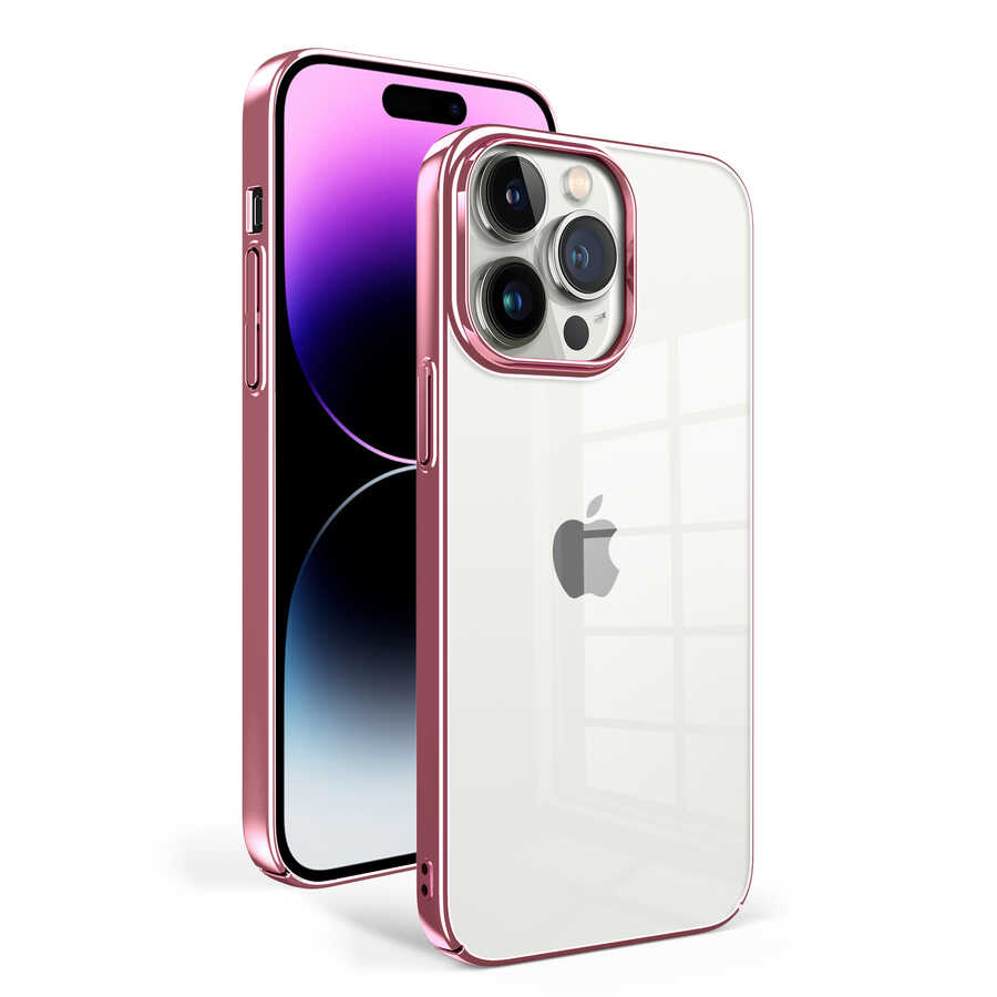 iPhone 14 Pro Max Uyumlu NXXA Sun Kapak-Rose Gold