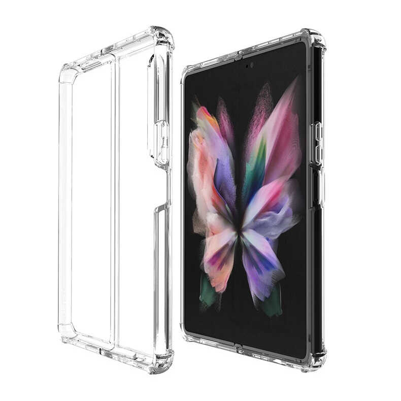 Galaxy Z Fold 3 Kılıf NXXA Nitro Anti Shock Silikon-Renksiz