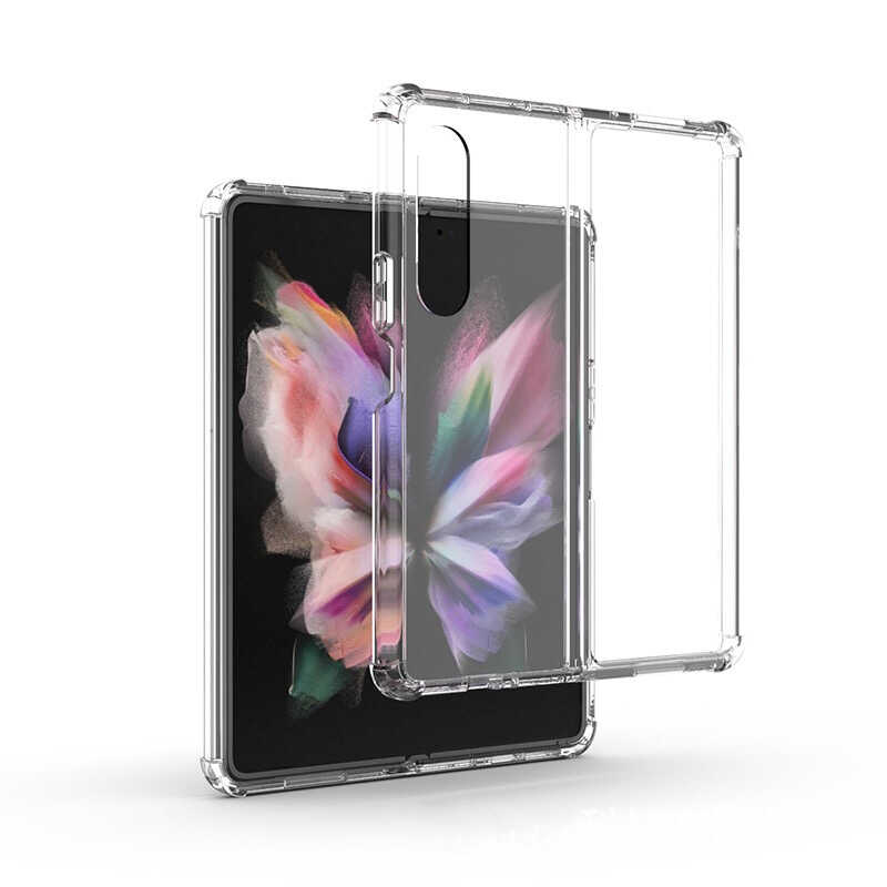 Galaxy Z Fold 4 Kılıf NXXA Nitro Anti Shock Silikon-Renksiz