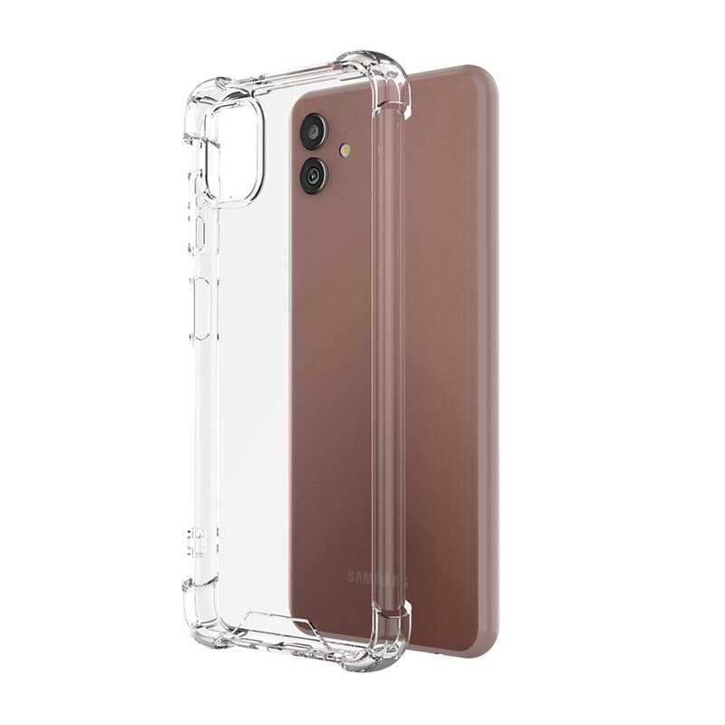 Galaxy A04 Kılıf NXXA Nitro Anti Shock Silikon-Renksiz